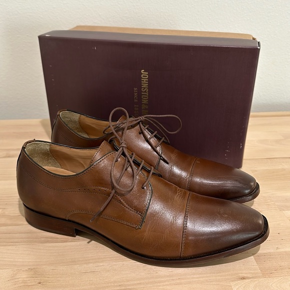 Johnston & Murphy McClain Cap Toe Dress Oxford Derby - Size 11.5 - Picture 1 of 3